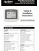 AprilAire 8820 Safety & Installation Instructions