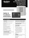 AprilAire 8840 Safety & Installation Instructions