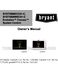 Bryant SYSTXBBWEC01-C Owner's Manual