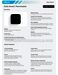 Cielo CT101WA Specifications Sheet