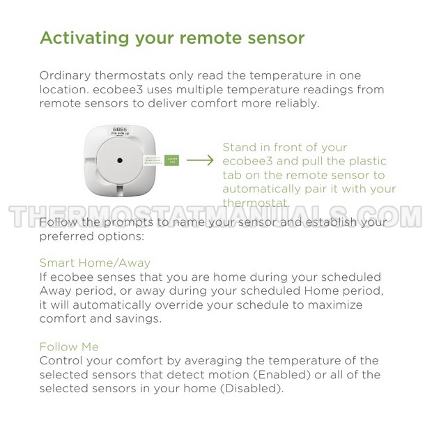 ecobee ecobee3 Quick Start Guide
