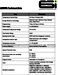 ESi ESRTP8 Specifications Sheet