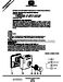Hortsmann HRT2 Installation Manual and User Instructions